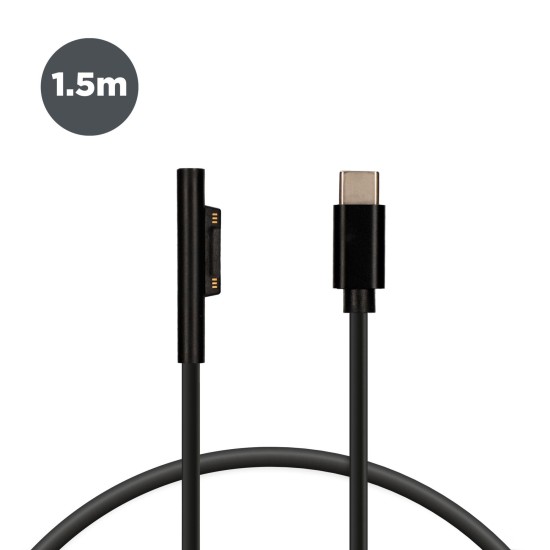 USB-C-Kabel 1,5M für Microsoft Surface Pro 3/4/5/6, Surface Laptop/Laptop 2/Go/Studio USB-C, Neu