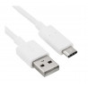 USB Typ-C Kabel 1M - USB Laden & Daten, Weiß Samsung, Huawei - 1st Quality