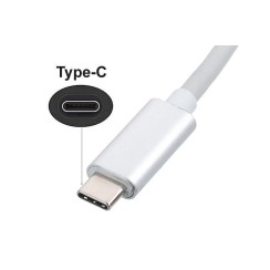 USB Typ-C Kabel 1M - USB Laden & Daten, Weiß Samsung, Huawei - 1st Quality