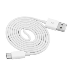 USB Typ-C Kabel 1M - USB Laden & Daten, Weiß Samsung, Huawei - 1st Quality
