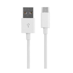 USB Typ-C Kabel 1M - USB Laden & Daten, Weiß Samsung, Huawei - 1st Quality