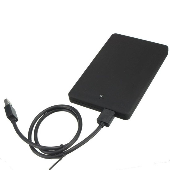 2.5'' USB 2.0 Festplattengehäuse Festplattenadaptergehäuse für 7mm HDD SSD SATA I/II/III und 7mm SSD SATA I/II/III 9.5mm