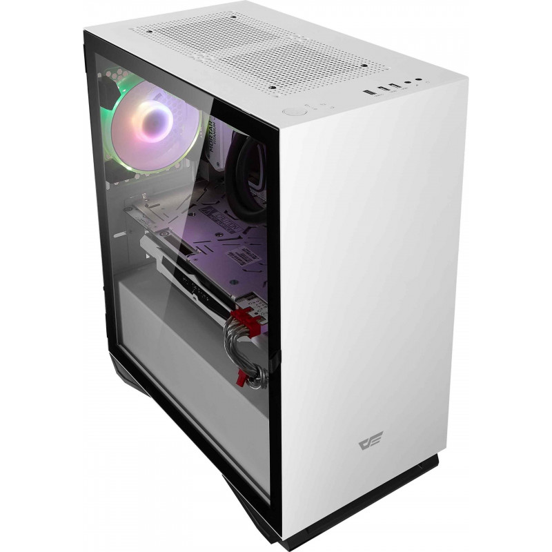 DESKTOP GAMING GEHÄUSE DARKFLASH DLM22 WEISS FARBE M-ATX ITX