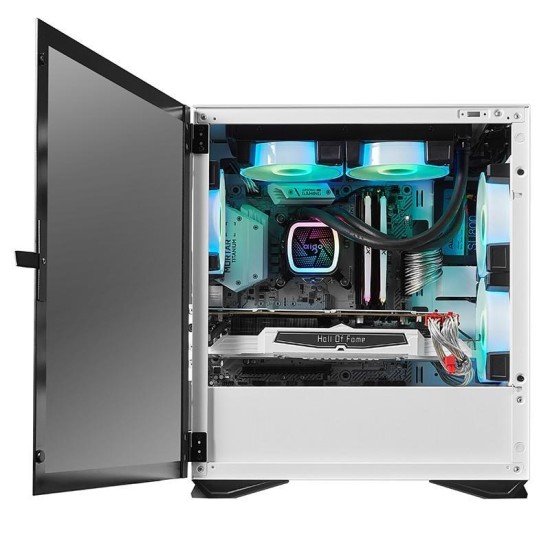 DESKTOP GAMING GEHÄUSE DARKFLASH DLM22 WEISS FARBE M-ATX ITX