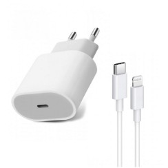 Iphone Ladegerät 12 + Kabel 20W Mobile USB C, USB C 3.0 zu Lightning Iphone schnelles Aufladen