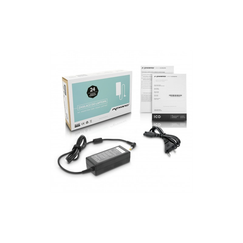 Movano 19v 3.42a (5.5x2.5) 65W Ladegerät für Asus, Toshiba, Lenovo, MSI, etc.