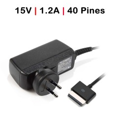 ASUS TABLET LADEGERÄT TRASNFORMER PAD TF300 TF300T TF300T TF300 15V 1.2A 18W 40 PINS