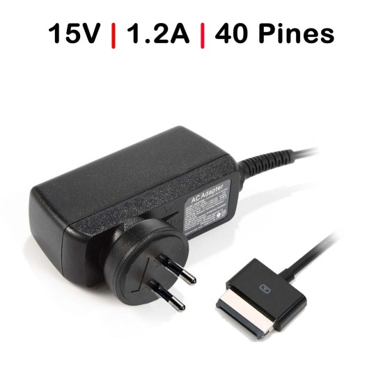 ASUS TABLET LADEGERÄT TRASNFORMER PAD TF300 TF300T TF300T TF300 15V 1.2A 18W 40 PINS