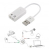 7.1-Anschluss für externe USB-Soundkarte, 3,5-mm-Audioadapter