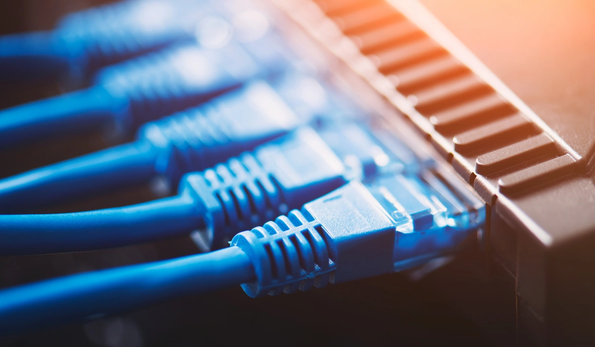 Router-Konfigurationsoberfläche mit der Ansicht des Portweiterleitungsbereichs